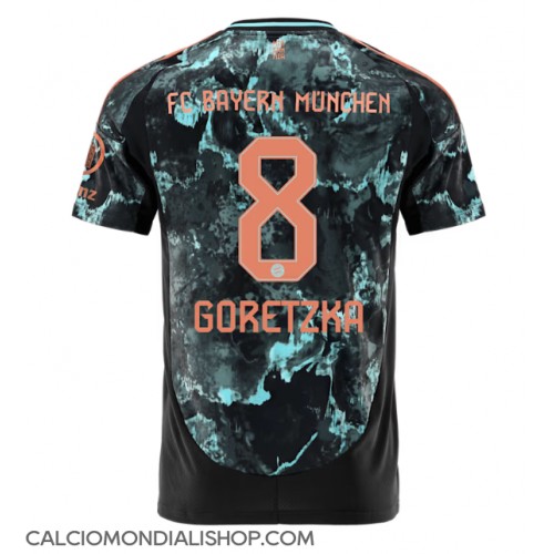 Maglie da calcio Bayern Munich Leon Goretzka #8 Seconda Maglia 2024-25 Manica Corta